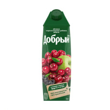 Нектар черноплодной рябины и вишни 1л "Добрый" (РБ)