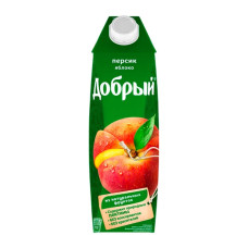 Нектар персик-яблоко "Добрый" (РБ)